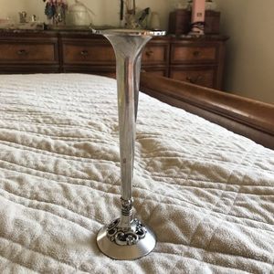 Leonard silver plate bud vase
